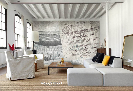 Фотообои в интерьере артикул Induction 8, ИНДУКЦИЯ / INDUCTION, Wall street Фотообои в интерьере артикул Induction 8, ИНДУКЦИЯ / INDUCTION, Wall street