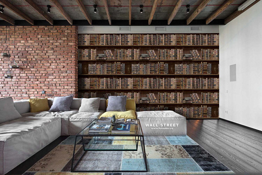 Фотообои в интерьере артикул podLOFT 23, podLOFT, Wall street Фотообои в интерьере артикул podLOFT 23, podLOFT, Wall street